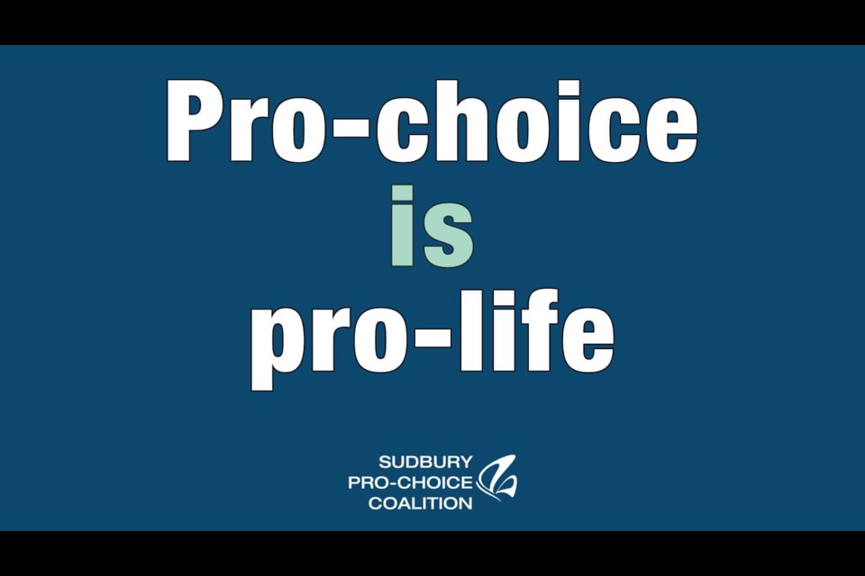 One of the billboard designs from the Sudbury Pro-Choice Coalition. (Supplied)