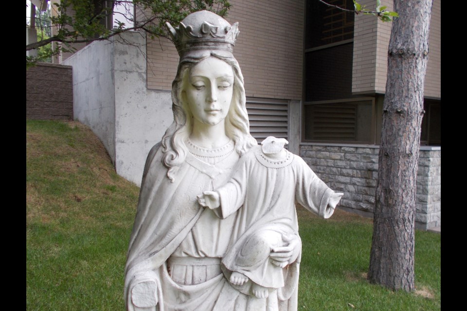 Damage done to the statue of Mary and baby Jesus on the property of Pariosse Sainte-Anne Des Pins Catholic church in Sudbury is just one example of an increasing number of incidents where wilful damage is being done to church property. 
