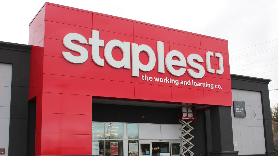 Staples store in New Sudbury moves to new location next month - Sudbury News