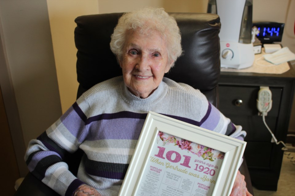 Gertrude Fredette celebrated her 101st birthday on Nov. 9.