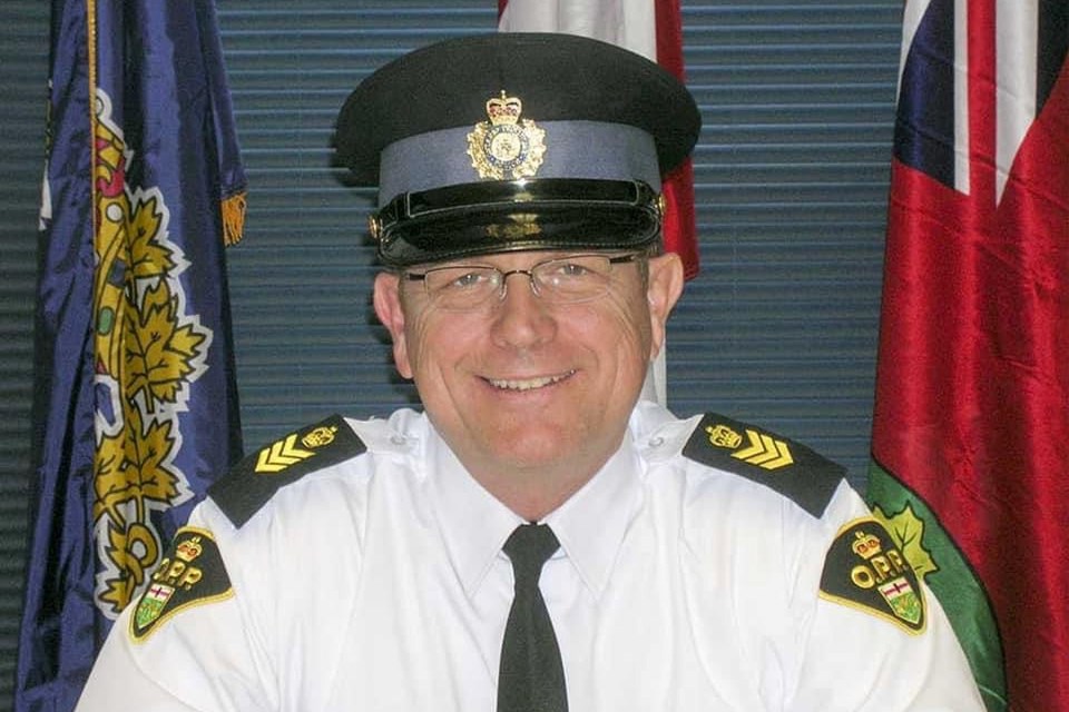 Cutline: Retired OPP officer Kevin Webb has been nominated for the Police Services Hero of the Year award. 