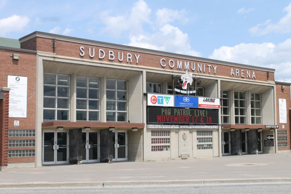 The Sudbury Community Arena is seen in this file photo.