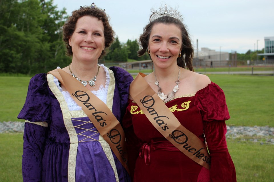 Darla Laframboise (left) and Mary-Ellen May at Relay for Life June 11. 