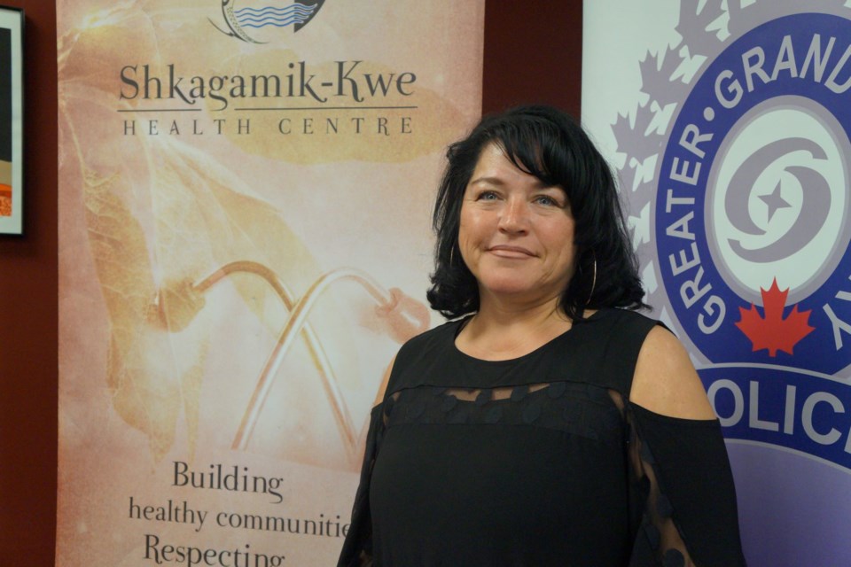 Angela Recollet is the executive director of the Shkagamik-Kwe Health Centre and a proud partner in the Mooz Akinonmaaget Maa Aki program