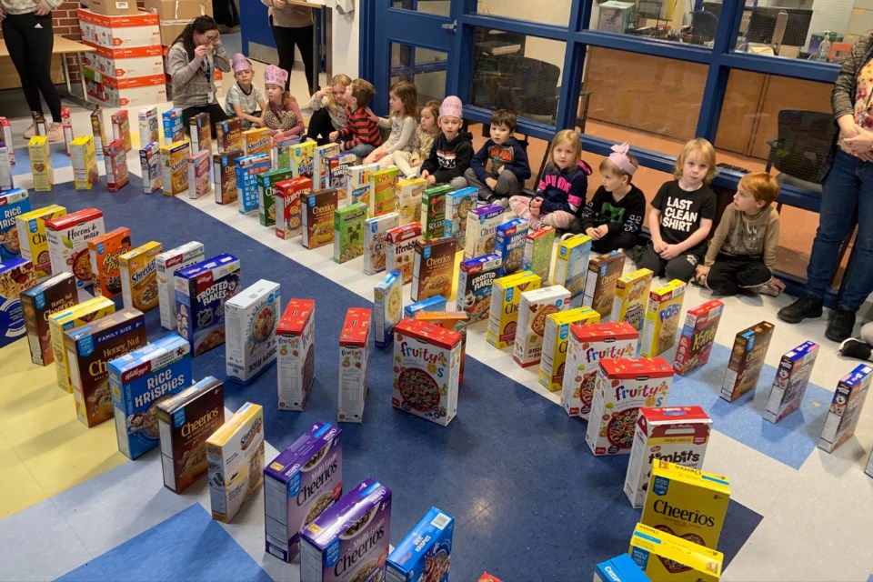 St. Charles school holds ‘cereal’ously good food drive