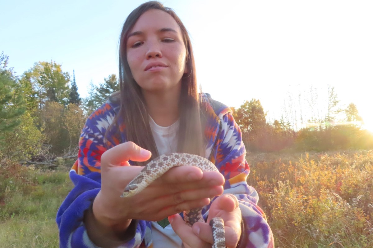 Swamps and snakes lead to a job for Sagamok lady