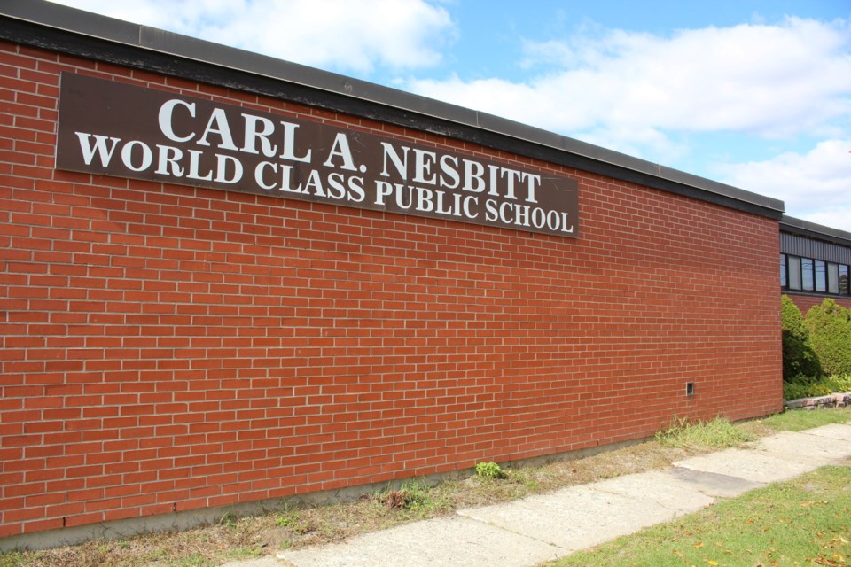 Carl A. Nesbitt Public School is seen here in October 2021.