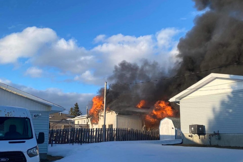 Fire crews are on scene of a structure fire on Hazel Street in Chelmsford.