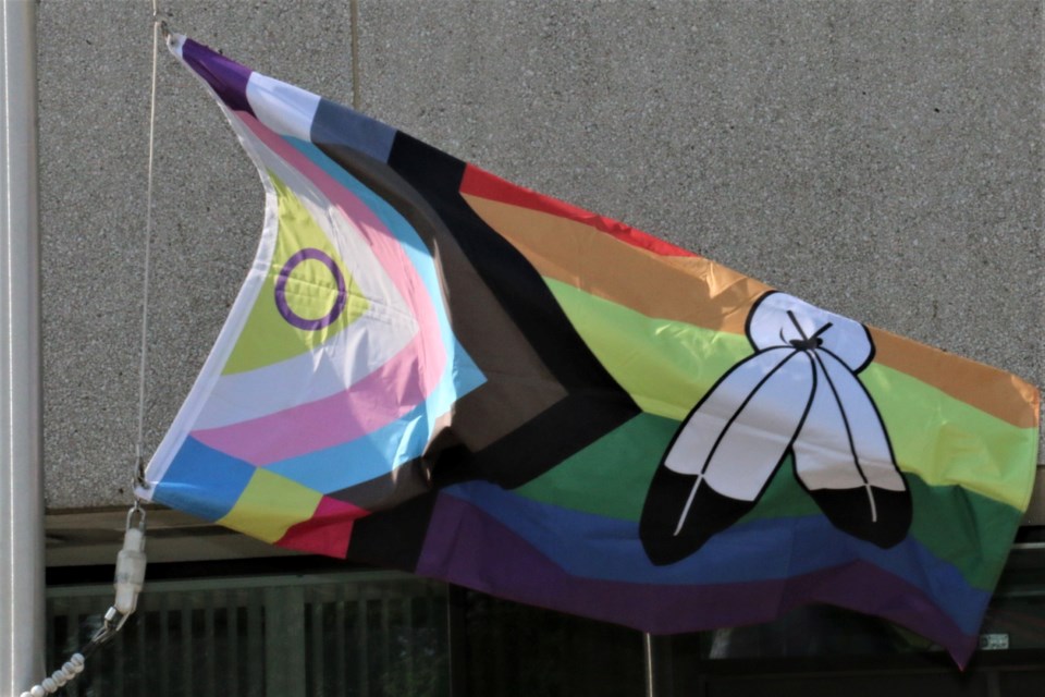 The formal flag raising for Fierté Sudbury Pride week was held at Greater Sudbury city hall Monday morning.