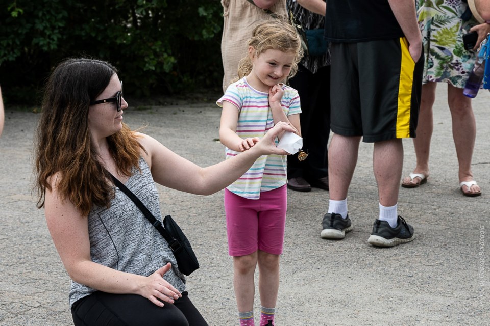 Maison McCulloch Hospice held its annual Lougheed Foundation Butterfly Release at Science North Sunday, Aug. 20. 