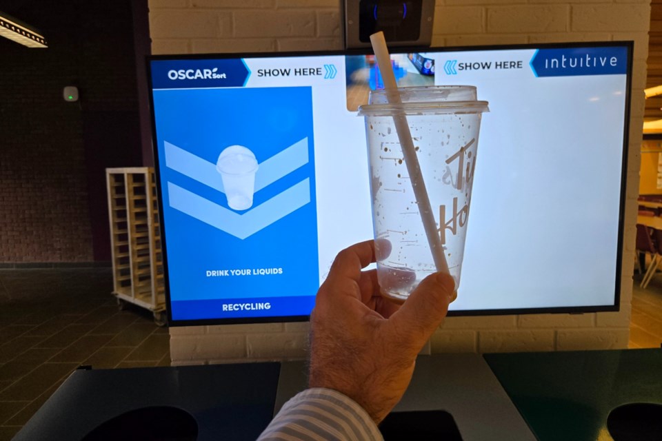 Cambrian College has installed the OscarSort waste sorting system and SicSox textile
recycling bins in its main cafeteria to help reduce waste, increasing recycling, and lower the college’s carbon footprint.
