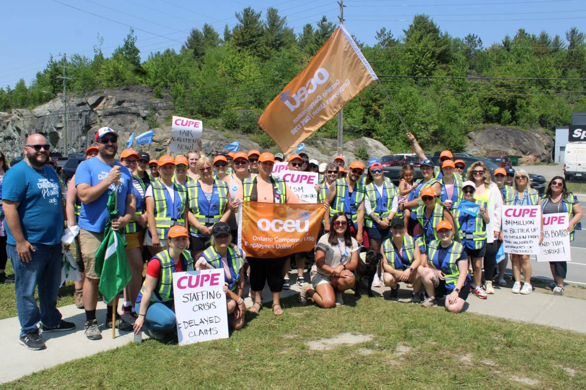 Approximately 144 Greater Sudbury-area WSIB workers have been affected by the provincewide strike, which recently hit its seven-week mark