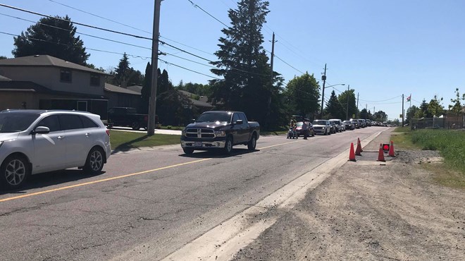 Greater Sudbury Police have barricaded off a section of Falconbridge Road at Pilotte Road after a fatal collision this afternoon.