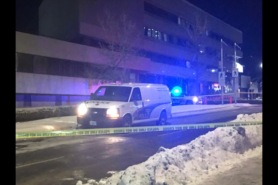 Brady Street is partially blocked off after a fatal pedestrian collision.
