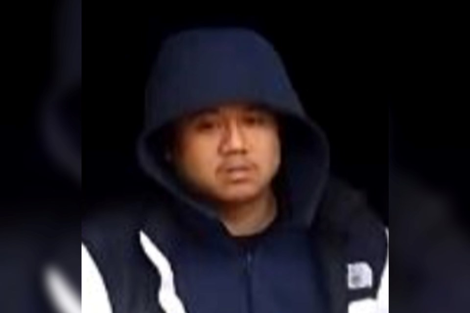 Greater Sudbury Police have released images (see above) of the man believed to be responsible for the murder of a 21-year-year-old man on Lansdowne Street in Sudbury April 6. 