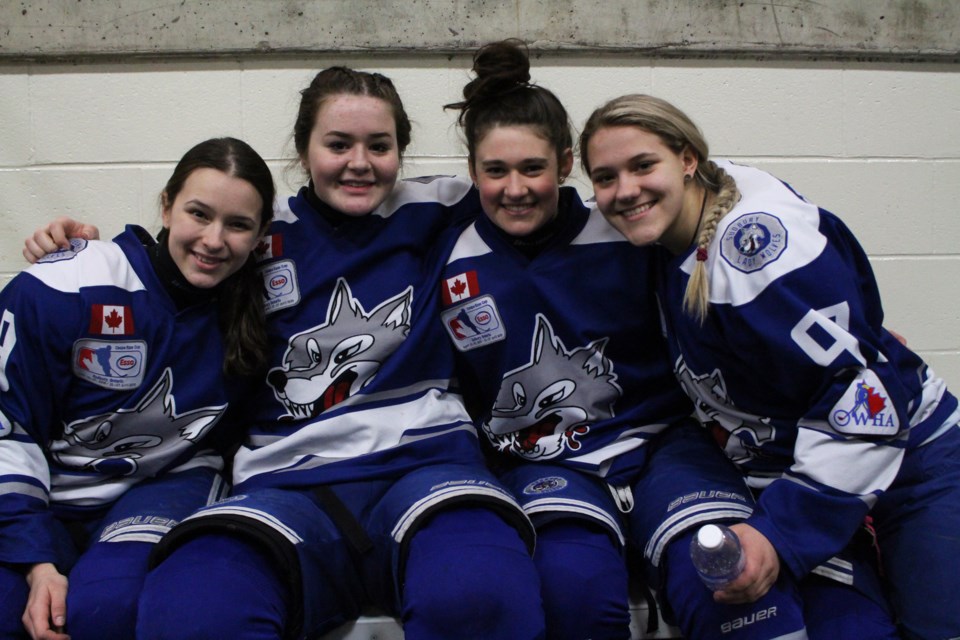 Lady Wolves face off against the St. Albert Slash for the 2019 Esso Cup gold medal match at the Countryside Arena (Keira Ferguson/ Sudbury.com)