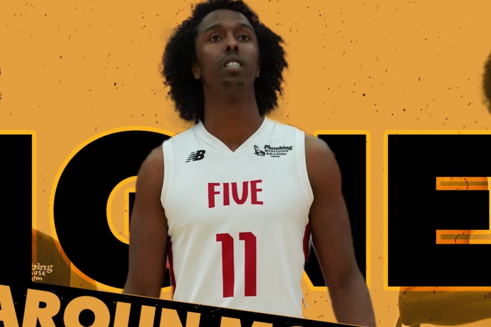 The team announced this week that it has re-signed Haroun Mohamed for the upcoming 2023-24 Basketball Super League (BSL) season. A Laurentian grad with a master’s degree in human kinetics, Mohamed played four seasons for the Voyageurs before playing 16 games with the Five during the 2021-22 season, averaging 15.4 points a game. 