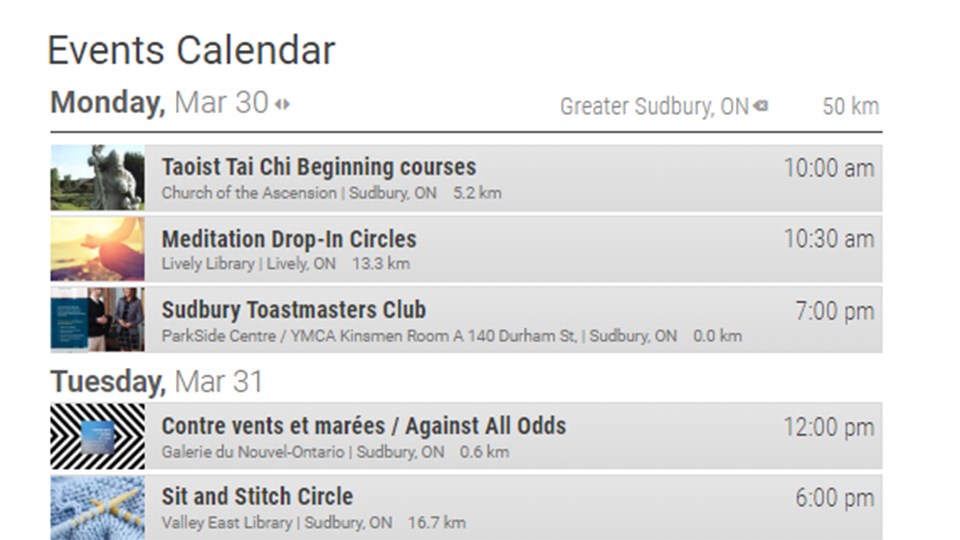 Important changes coming to online events calendar