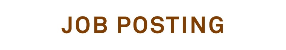 JOB POSTING