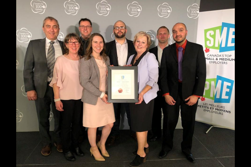 TBT Engineering named one of Canada’s Top Small amd Medium Employers for 2019  (Supplied photo)