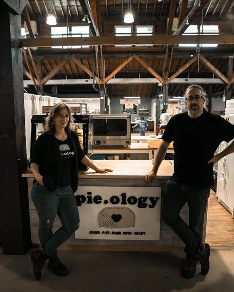 Amanda and Malcolm Hope are the owners of pie.ology.