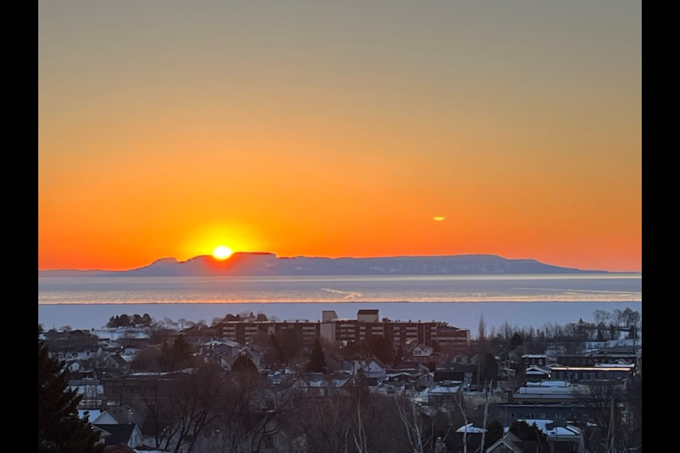 A snap of the Sleeping Giant taken on Valentine's Day. (Brian Hamilton)