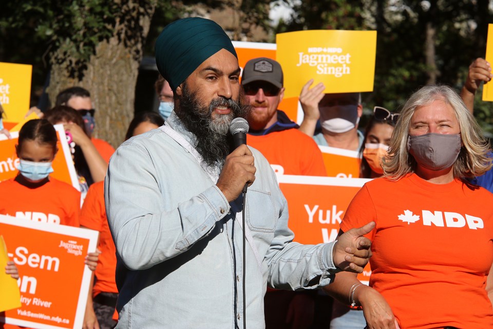 NDP Leader Jagmeet Singh  (Leith Dunick, tbnewswatch.com)