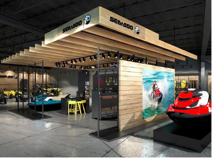 Concept designs for the new recreational vehicle dealership, Half-Way Motor Sports, getting ready to open in January, 2017. 
