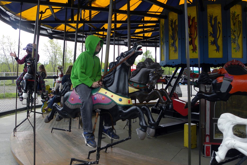 Restoration work on the carousel is expected to be complete in time for summer. (submitted photo)