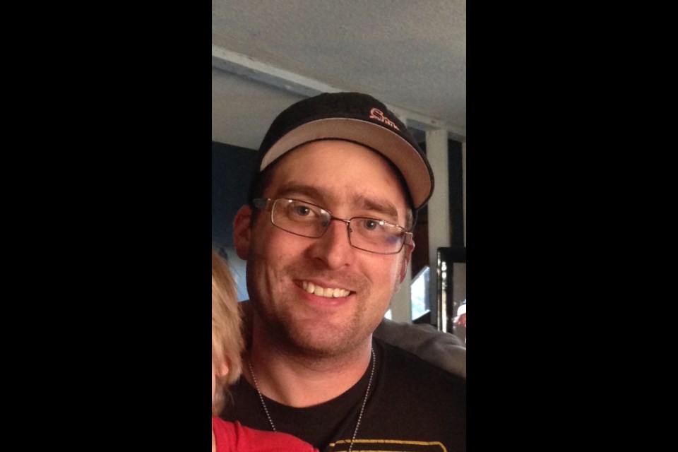 Grant Tiboni was last seen at a Silver Harbour Road residence in Shuniah, Ont. on Sept. 8, 2016 (OPP handout). 