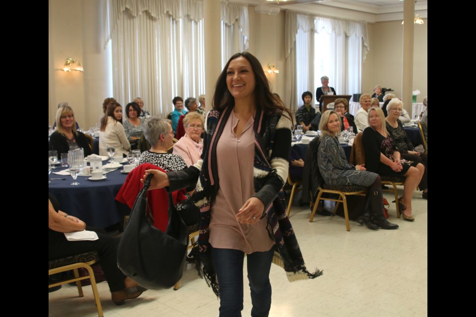 Models show off fashions from local businesses during the Dress for all Reasons Fashion Show at the Prince Arthur Hotel in support of the Ladies of Kaleva scholarship and bursary program. (Photos by Doug Diaczuk - tbnewswatch.com). 