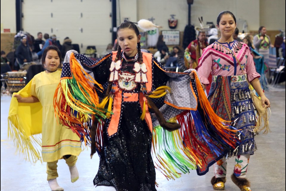 Marten Falls First Nation hosted a powwow to honour Indigenous youth who have died or gone missing. (Photos by Doug Diaczuk - Tbnewswatch.com). 