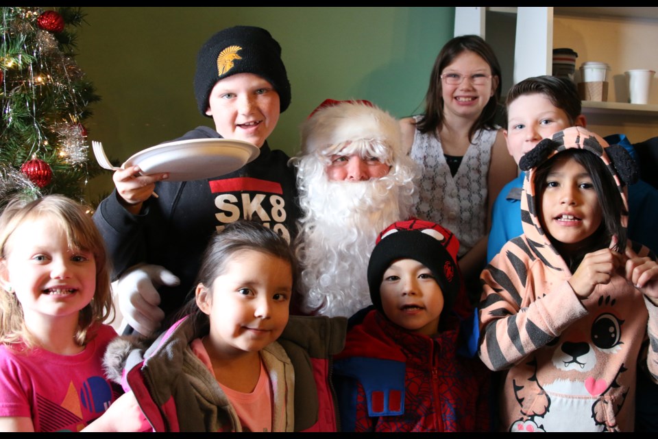 Kids in the Picton/Blucher/Windsor neighbourhood had the opportunity to meet Santa Claus during a special holiday event on Saturday. 