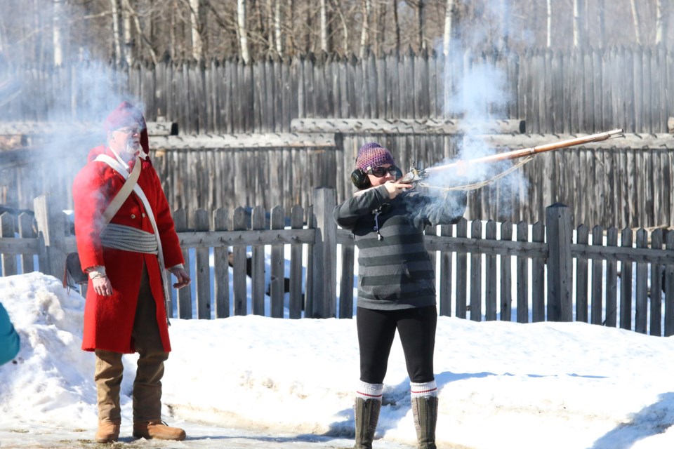The Fort William Historical Park Winter Carnival returns this weekend and will include all the outdoor favourites, from musket firing to the snow maze. (File photo).