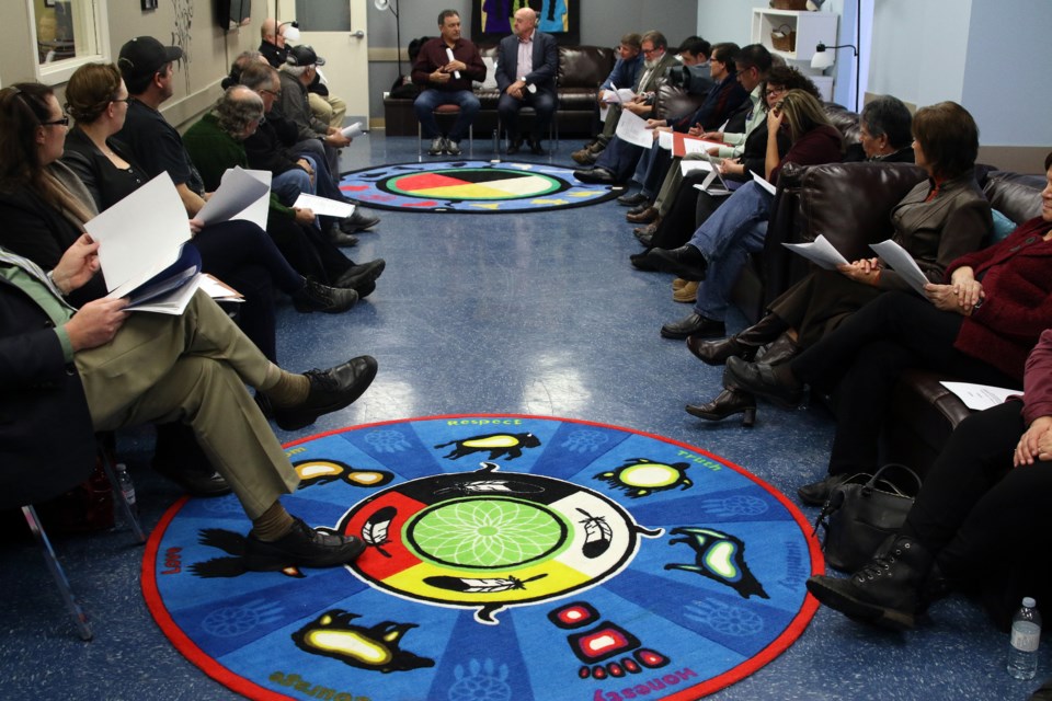 The third joint meeting between Thunder Bay city council and Fort William First Nation council took place at the community centre in the First Nation on Wednesday. 