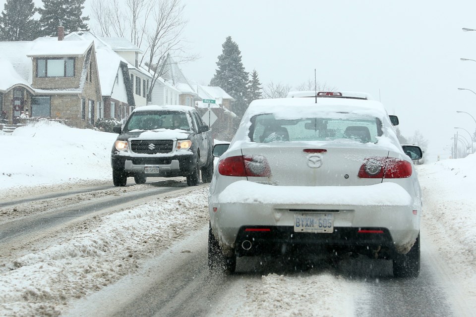 Snowy street