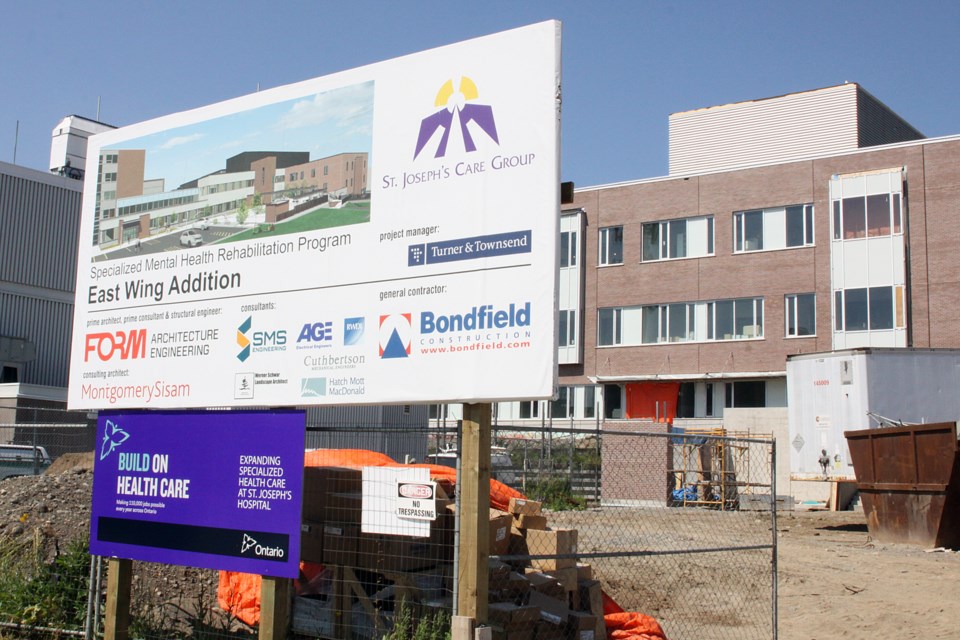 East wing construction