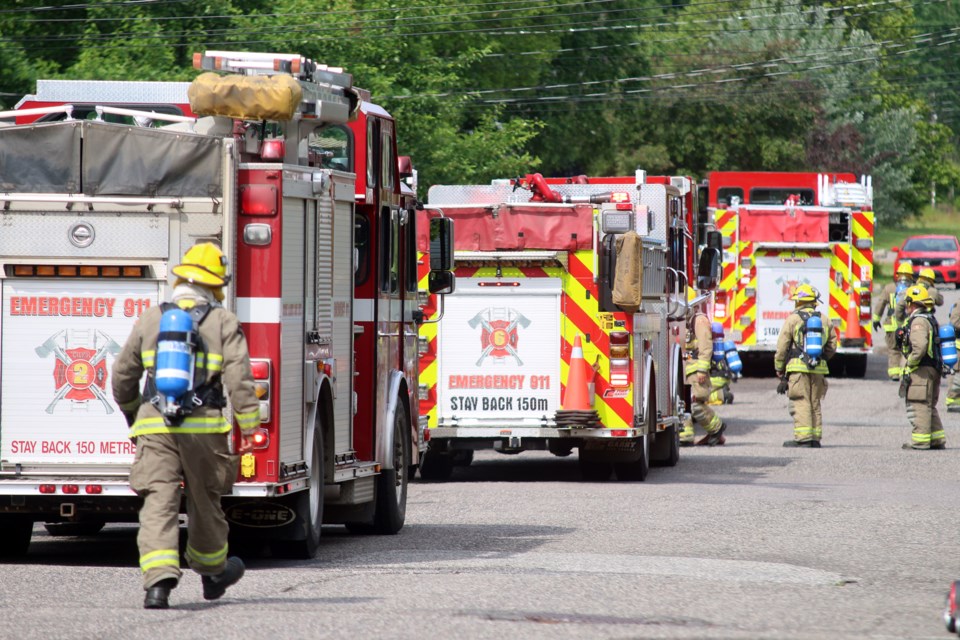 Thunder Bay Fire Rescue crews were on the scene of a minor fire at a Velva Avenue residence Tuesday morning. 