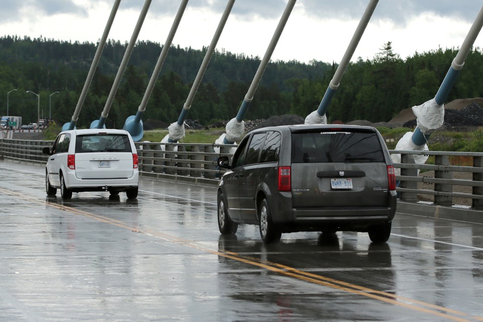 Nipigon River Bridge Cars