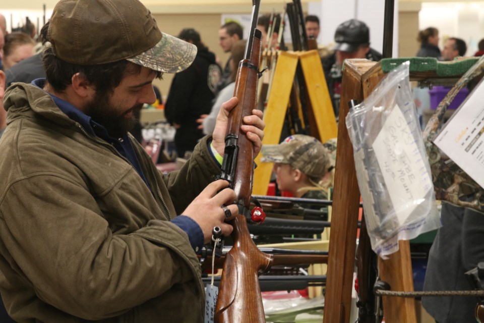Hundreds of outdoor enthusiasts attended the gun show at the Slovak Legion on Saturday and Sunday. 
