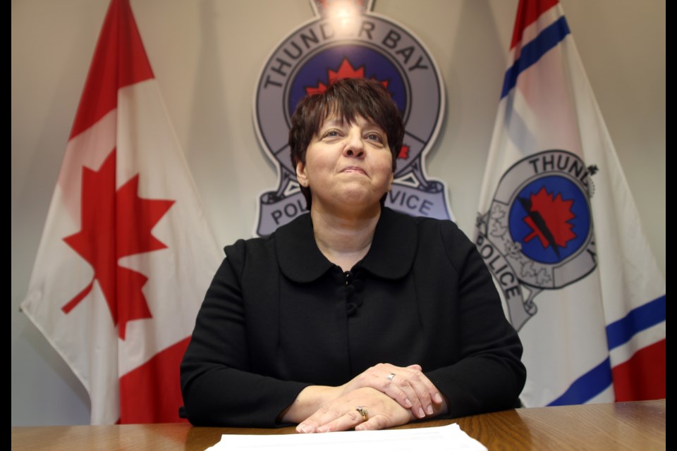 Thunder Bay Police Service deputy chief Sylvie Hauth believes the North West Local Health Integration Network should fund Shelter House's SOS transportation program.