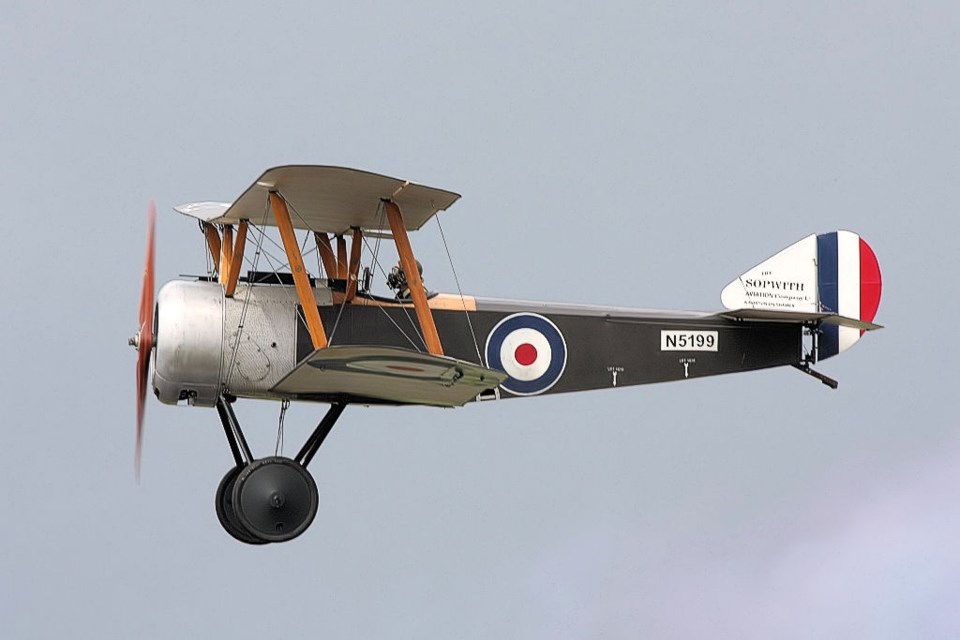 Al French, formly of Thunder Bay, will be flying a Sopwith Pup replica (similar to the one pictured) over the Vimy Ridge Memorial to mark the 100th anniversary of the Battle of Vimy Ridge. 