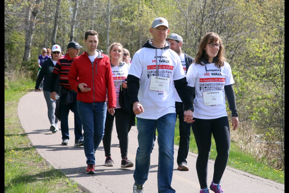 Dozens of people came out for the annual Mandarin MS Walk on Sunday, raising money and awareness for Multiple Sclerosis. 