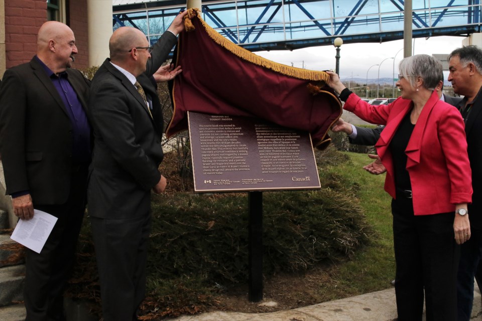 Pagoda Plaque Unveil