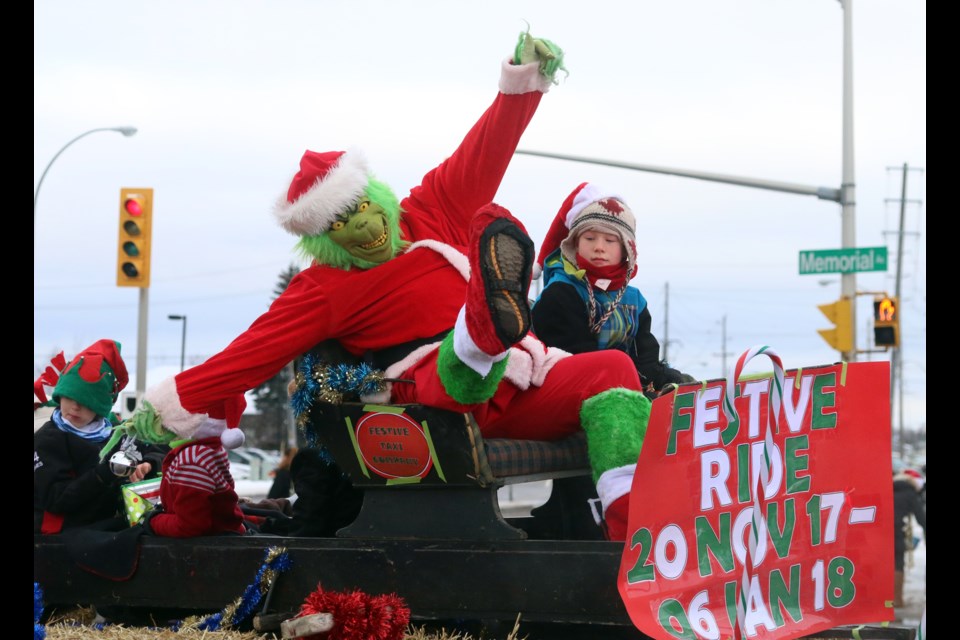 How the Grinch stole the parade. This year's theme for the 27th Annual Rotary Christmas Parade was Dr. Seuss, and everyone got into the spirit of the holiday. (Photos by Doug Diaczuk - Tbnewswatch.com). 