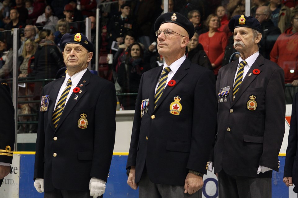 The Fort William Gardens has been packed for Remembrance Day ceremonies in the past, such as this one in 2017 (TBnewswatch.com file)