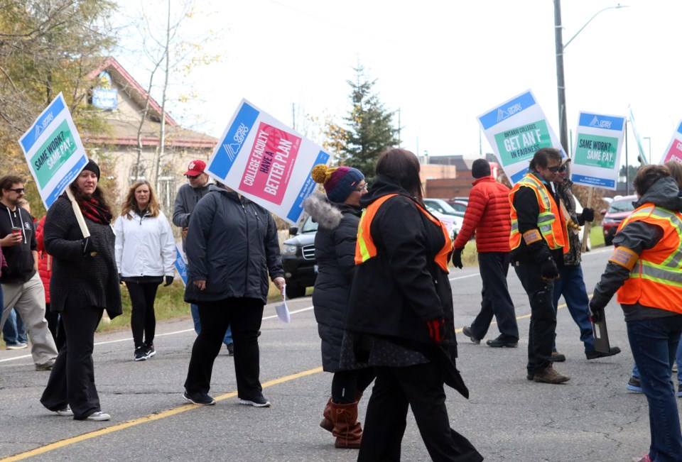 Con College Strike Day 1