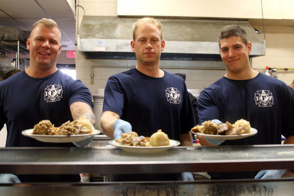 Firefighters Thanksgiving 1