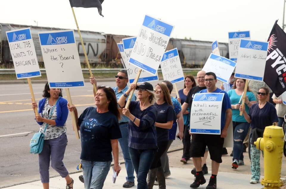 Avenue II protest