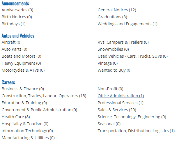 Classifieds